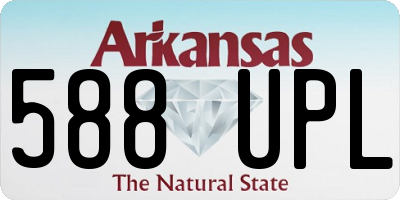 AR license plate 588UPL