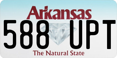 AR license plate 588UPT