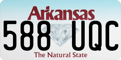 AR license plate 588UQC