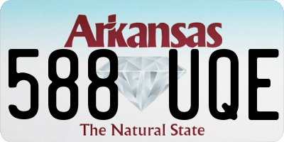 AR license plate 588UQE
