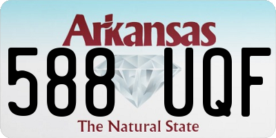 AR license plate 588UQF