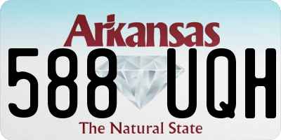 AR license plate 588UQH
