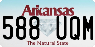 AR license plate 588UQM