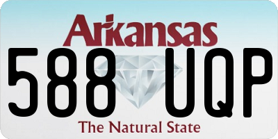 AR license plate 588UQP