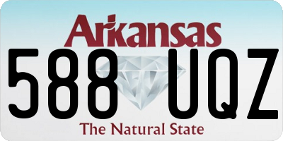 AR license plate 588UQZ