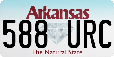 AR license plate 588URC