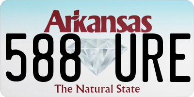 AR license plate 588URE