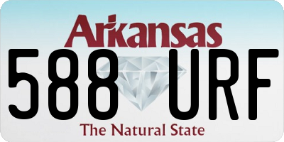 AR license plate 588URF
