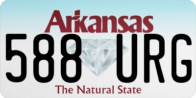 AR license plate 588URG