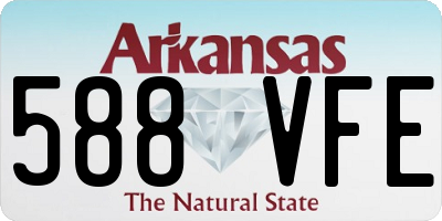 AR license plate 588VFE