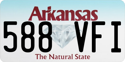 AR license plate 588VFI