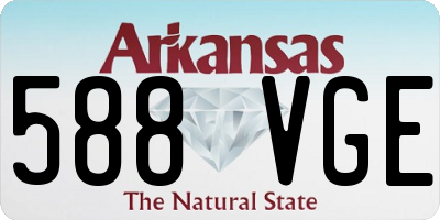 AR license plate 588VGE