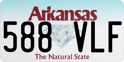 AR license plate 588VLF
