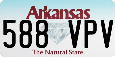 AR license plate 588VPV