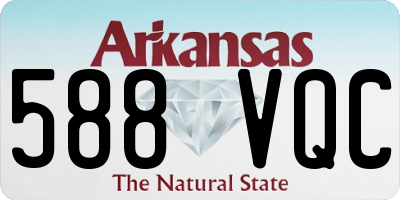 AR license plate 588VQC