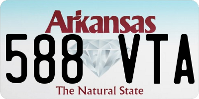 AR license plate 588VTA