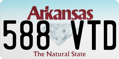 AR license plate 588VTD