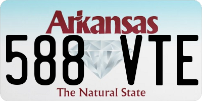 AR license plate 588VTE