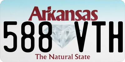AR license plate 588VTH