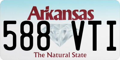AR license plate 588VTI