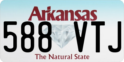 AR license plate 588VTJ