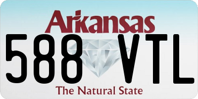 AR license plate 588VTL