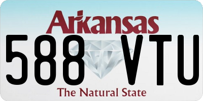 AR license plate 588VTU