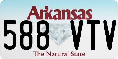 AR license plate 588VTV