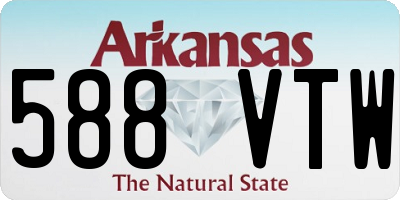 AR license plate 588VTW