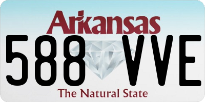 AR license plate 588VVE