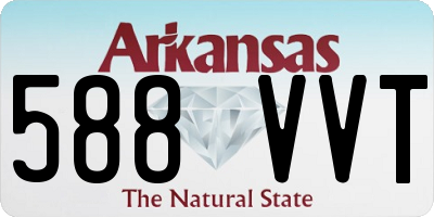 AR license plate 588VVT