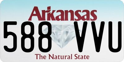 AR license plate 588VVU