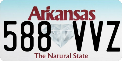 AR license plate 588VVZ