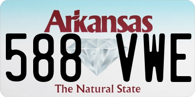 AR license plate 588VWE