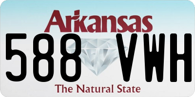 AR license plate 588VWH