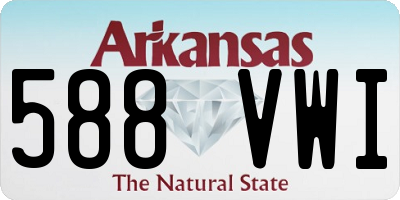 AR license plate 588VWI