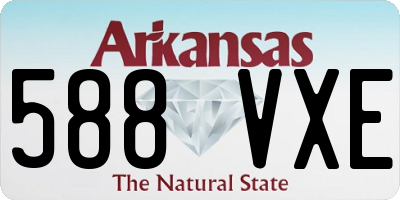 AR license plate 588VXE