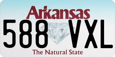 AR license plate 588VXL