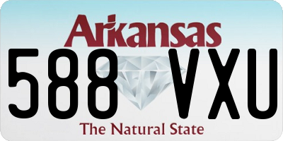 AR license plate 588VXU