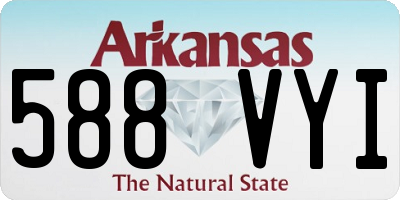 AR license plate 588VYI