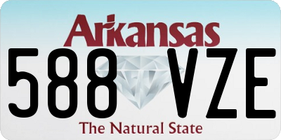 AR license plate 588VZE