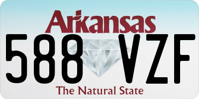AR license plate 588VZF