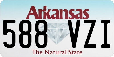 AR license plate 588VZI