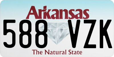 AR license plate 588VZK
