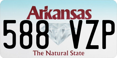 AR license plate 588VZP