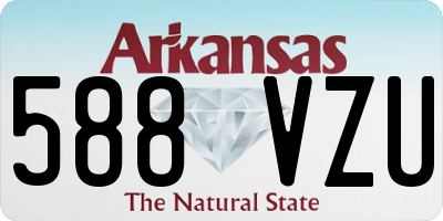 AR license plate 588VZU