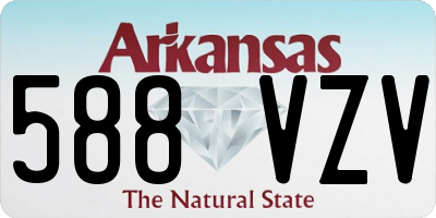 AR license plate 588VZV