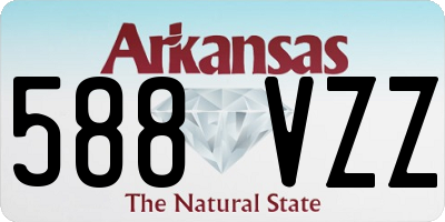 AR license plate 588VZZ