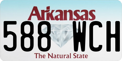 AR license plate 588WCH