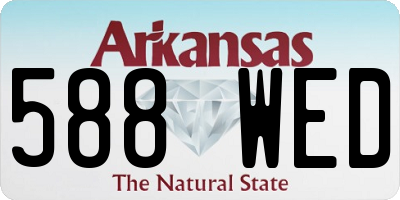 AR license plate 588WED